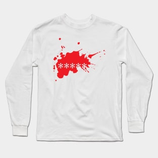 Persona 5 Futaba Sakura Splatter Long Sleeve T-Shirt